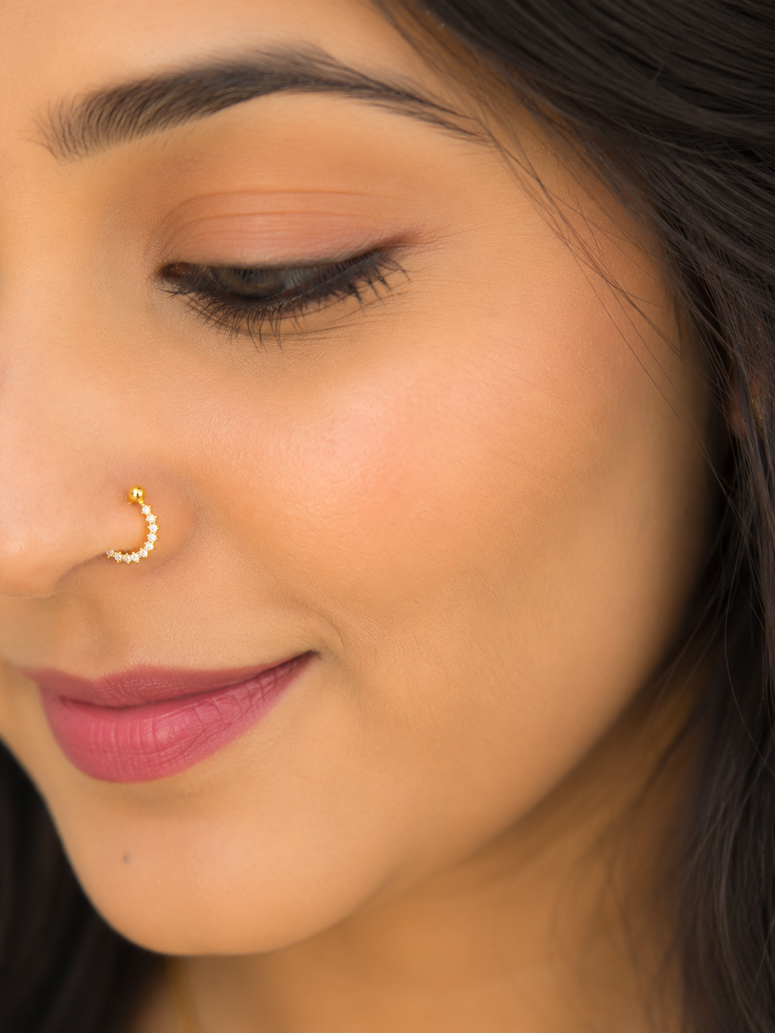 CZ Nose Ring for Women