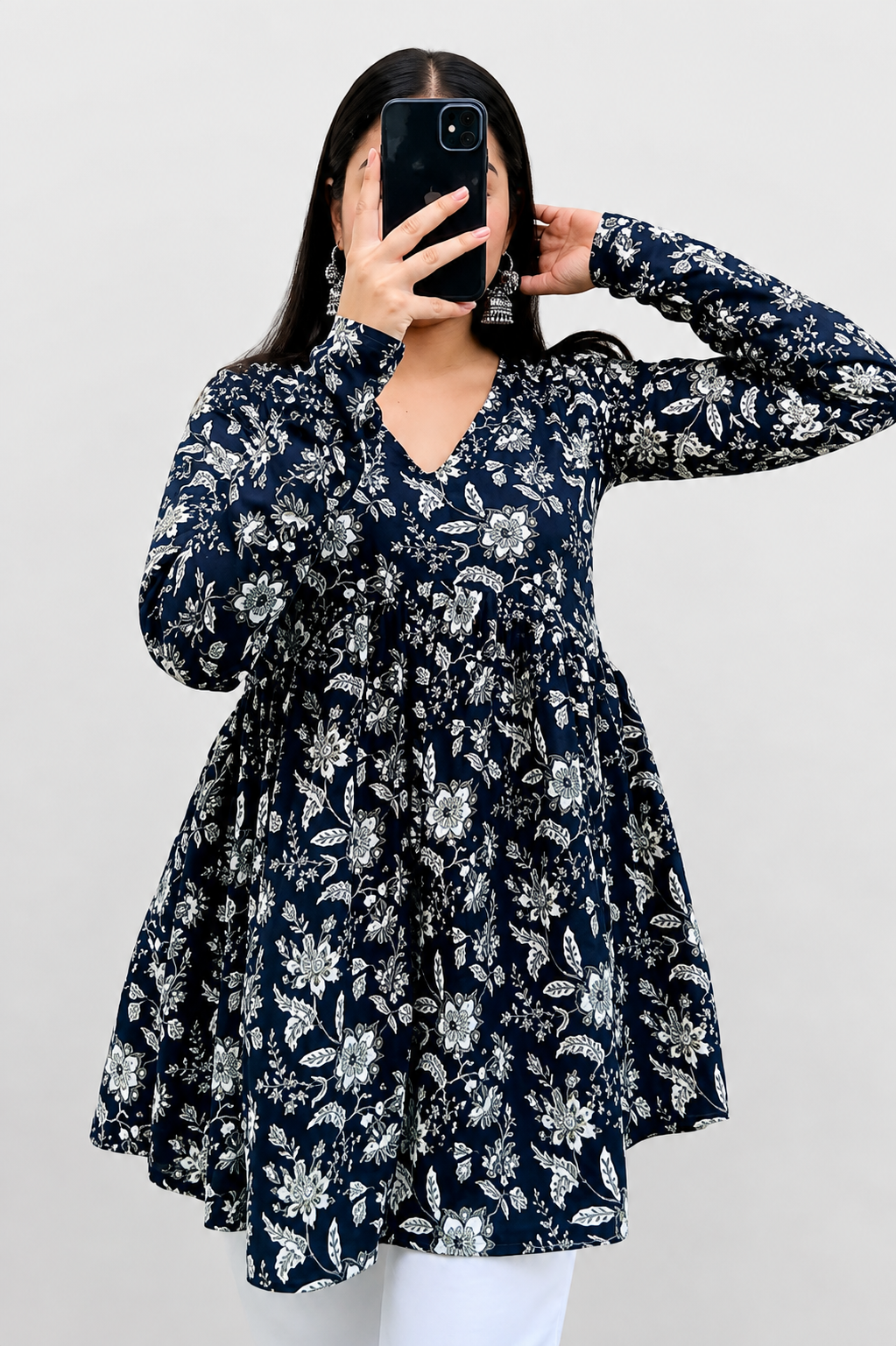 Jaipuri Printed Cotton Tops Combo Pack of 2